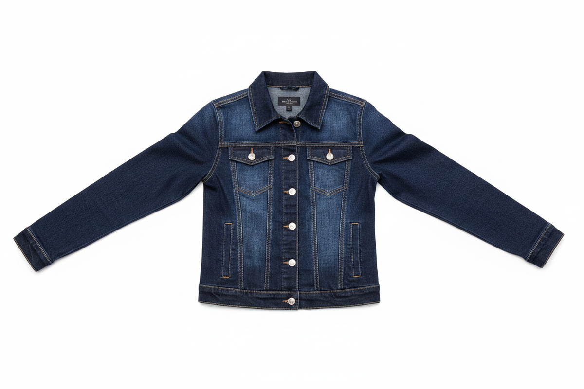 Dark Wash Denim Jacket - No Model